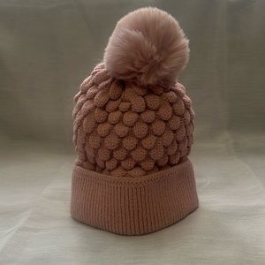 Pink winter hat